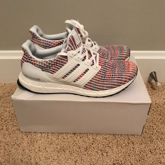 ultra boost 4.0 rainbow on feet